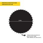 Lona De Salto Preta Para Cama Elástica 2,44/2,50m Alcamar Sem