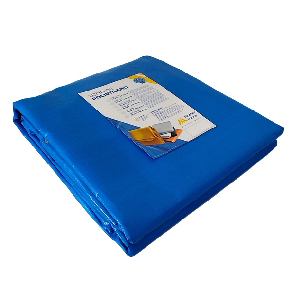 Lona Impermeável Com Ilhós Azul 2,5x2m 330 Micras