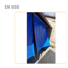 Lona Impermeável Com Ilhós Azul 3,5x3,5m 330 Micras