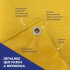 Lona Impermeável Com Ilhós Azul 5x3m 330 Micras
