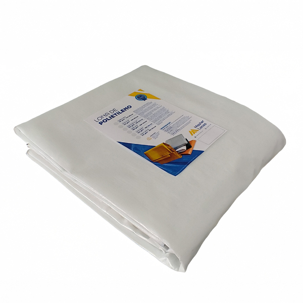 Lona Impermeável Com Ilhós Branca 4x2,5m 330 Micras