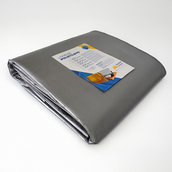 Lona Impermeável Com Ilhós Prata 3x2m 330 Micras