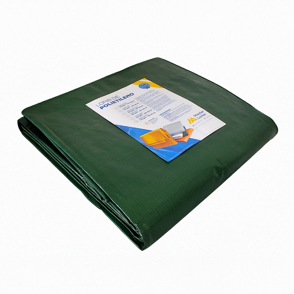 Lona Impermeável Com Ilhós Verde 6x3,7m 330 Micras
