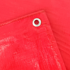 Lona Impermeável Com Ilhós Vermelha 3,5x3m 330 Micras