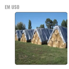 Lona Impermeável Para Cobertura Prata 4,3x2m 330 Micras