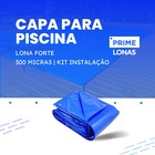Lona Multiuso Impermeável 310 2,5x4,5 Azul - Primelonas Sk
