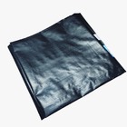 Lona Multiuso Impermeável 310 4x6 Preto E Prata - Primelonas