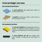 Lona Plástica 4x100m Amarela BRF Lonas