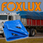 Lona Plástica Azul Foxlux Com Ilhos Cantos Reforçados 3mx3m