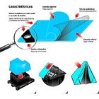 Lona Plástica Azul Foxlux Com Ilhos Cantos Reforçados 3mx3m