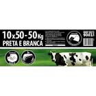 Lona Plástica Lonax Agro Preta/branca 10 X 50m 50kg