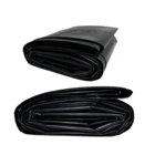 Lona Plástica Reforçada Preta 4m X 50m - Construção, Jardinag
