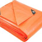 Lona Polietileno 6x5m Laranja 200 Micras Reforçada - Vonder
