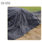 Lona Preta 330 Micras 4x2 190g