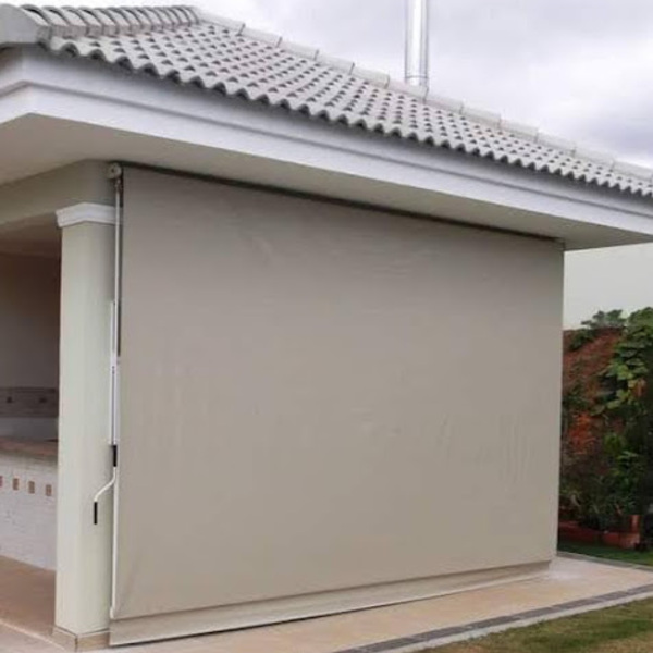 Lona Pronta Blackout Para Toldo Cortina 4,50m X 2,50m Cor Beg