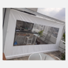 Lona Pronta Para Toldo Cortina 4,20m X 2,50m Cor Branco *SOME