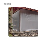 Lona Transparente Com Ilhós Impermeável 11x8m 193 Micras