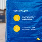 Lona Xp Com Ilhós Impermeável Azul 4x3m 142 Micras