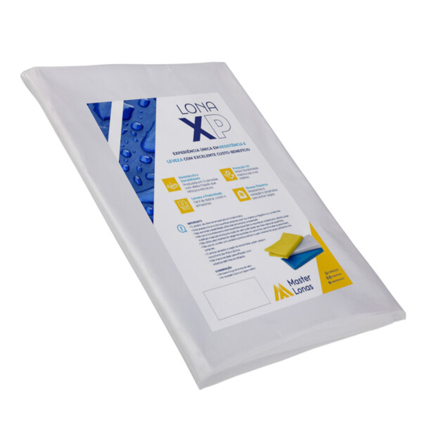 Lona Xp Com Ilhós Impermeável Transparente 2x2m 142 Micras
