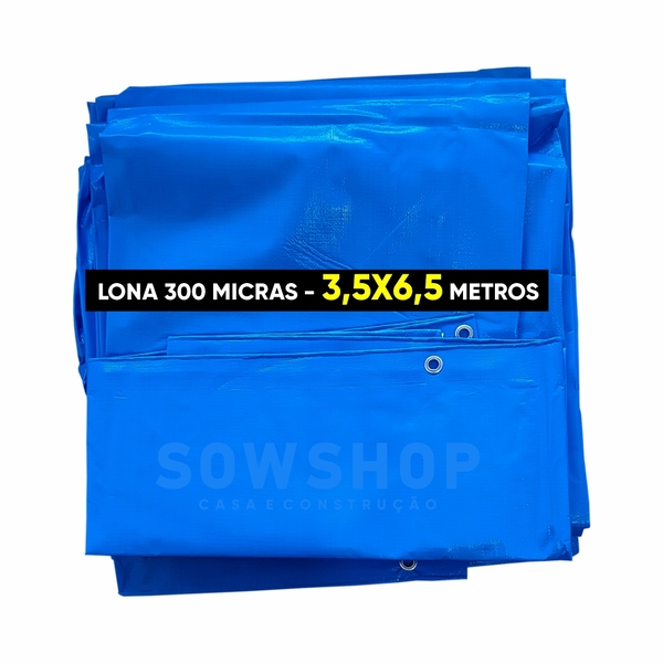 Lonaforte Multiuso 300 Micras Pe Uv Azul 3,50x6,50 Sowshop