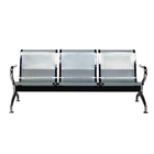 Longarina 3 Lugares Cromada B-203 -03l - Makkon