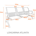 Longarina Dubai - 03 Lugares