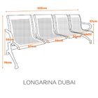 Longarina Dubai - 04 Lugares