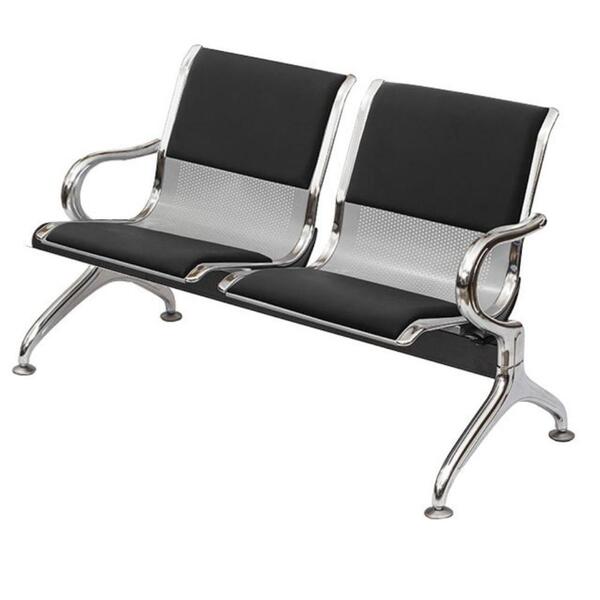 Longarina Estofada 2 Lugares Montreal Or Design 120 Cm (larg)