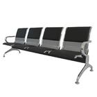 Longarina Estofada 4 Lug Nr-17 Dubai Fratini 226 Cm Aço Carbo