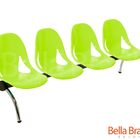 Longarina Zelda 4 Lugares Cromada - Lima