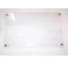 Lousa 80x60 Quadro Vidro branca 6mm Escolar Escrita Escrever