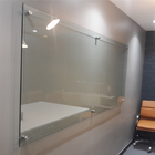 Lousa De Vidro Quadro Incolor 2,50 X 1,20 Kit Instalação E Ma