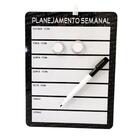 Lousa Planejamento Semanal Magnetica Completa Com Planner Ace