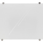 Lousa Quadro De Aviso De Vidro Temperado Branca 120x90cm 6mm