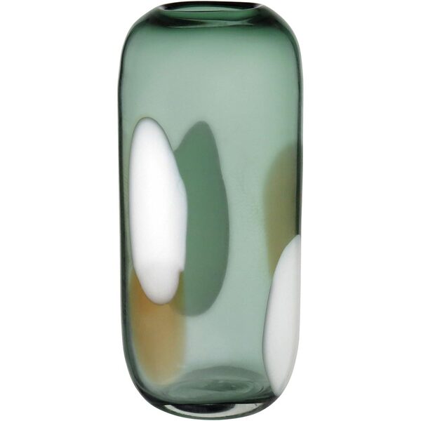 Luella Vaso Decorativo Enfeite 39x18x13cm Vidro Verde