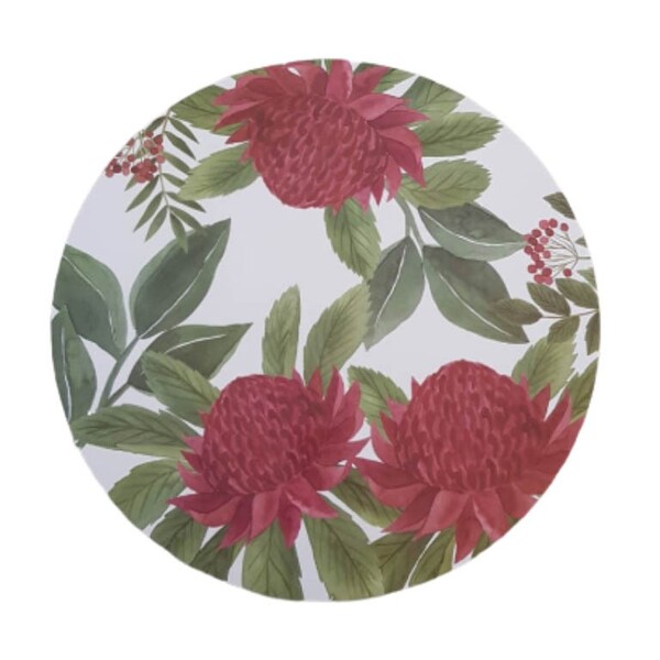 Lugar Americando Mdf Folres Vermelho E Verde Fundo Branco