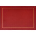 Lugar Americano Classic Pu 45x30cm Bordô
