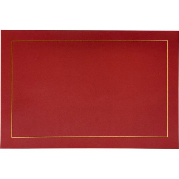 Lugar Americano Classic Pu 45x30cm Bordô