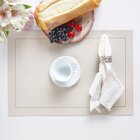 Lugar Americano Classic Pu 45x30cm Palha