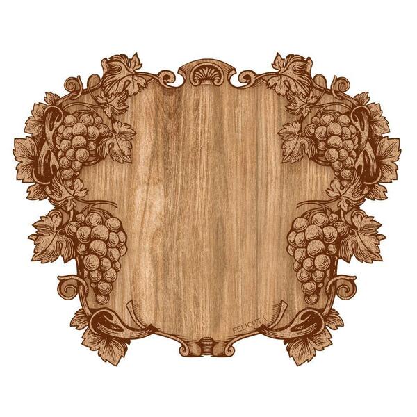 Lugar Americano - Corte E Sensação 3d - Adega, Vinho, Uvas