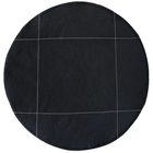 Lugar Americano Couro Sintético Preto 40cm