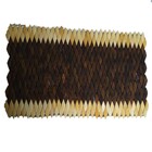 Lugar Americano De Madeira Retangular, Artesanal, Marrom