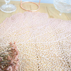 Lugar Americano De Plastico Autumn Leaf Rose 47x38cm Bon Gour