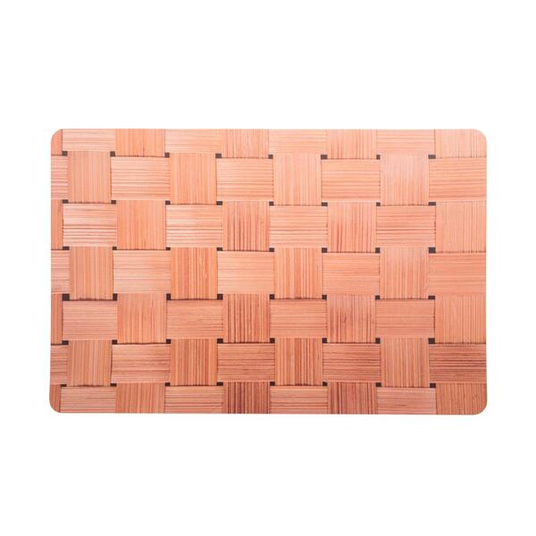 Lugar Americano De Plástico Bambu Tress 43,5cm X 28,5cm