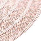 Lugar Americano De Plástico Espiral Rosé 38cm