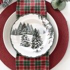 Lugar Americano De Plastico Fresno Vermelho Lyor 7304