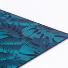 Lugar Americano De Plástico Garden Verde E Preto 45x30cm