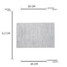 Lugar Americano De Plastico Palace Prateado Lyor 6557