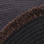 Lugar Americano De Poliéster Preto 38cm - Wolff