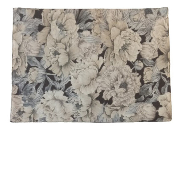 Lugar Americano Df 43x31  Pomezia Chumbo/linia Preto